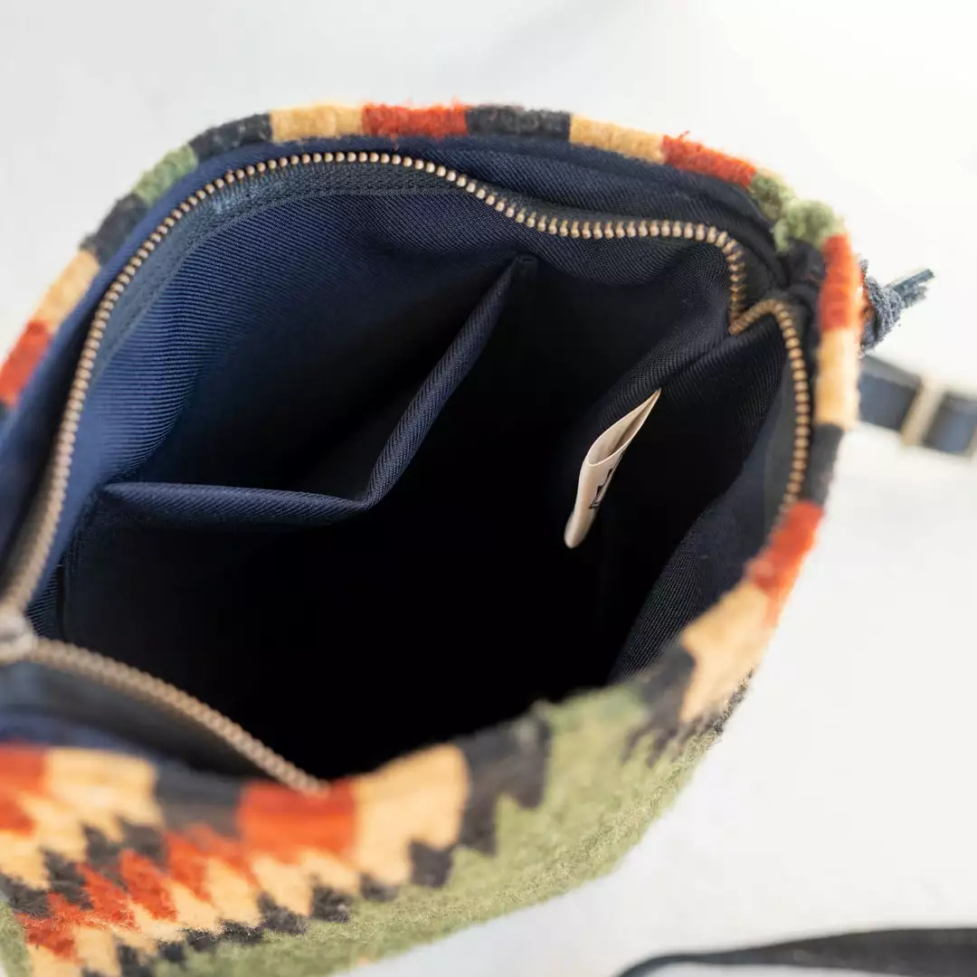 MZ Fair Trade Lightning + Pine Wool Crossbody Bag Accessories 4 MZ Fair Trade Lightning + Pine Wool Crossbody Bag Accessories