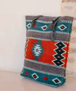 MZ Fair Trade Lost Island Wool Bucket Tote Bag