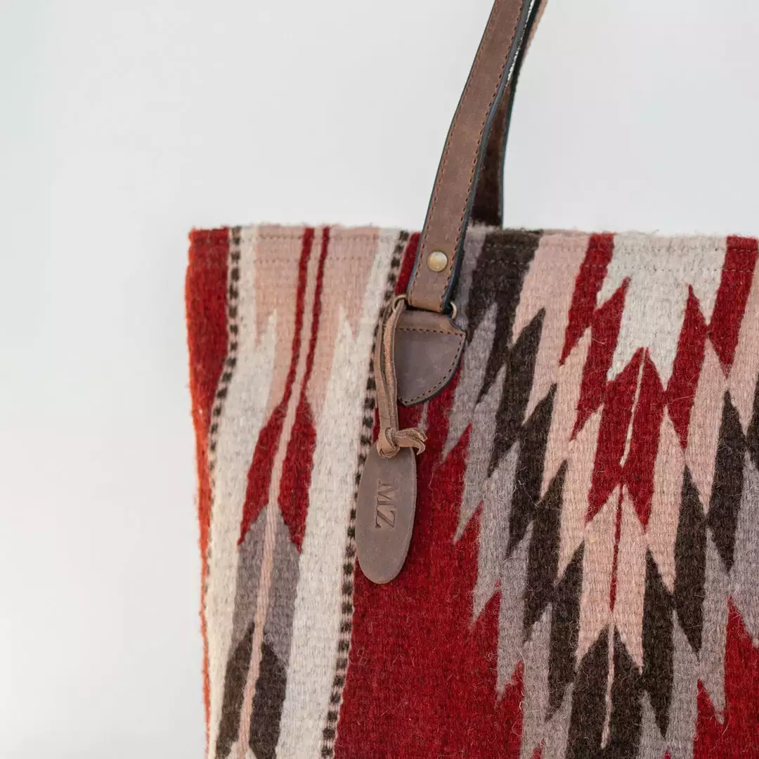 MZ Fair Trade Accessories Ochre + Ash Wool Tote Bag 6 MZ Fair Trade Accessories Ochre + Ash Wool Tote Bag