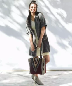 MZ Fair Trade Accessories Ochre + Ash Wool Tote Bag 10 MZ Fair Trade Accessories Ochre + Ash Wool Tote Bag