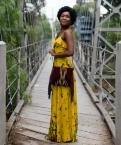 MZ Fair Trade Shadow Wool Fringe Bag Accessories