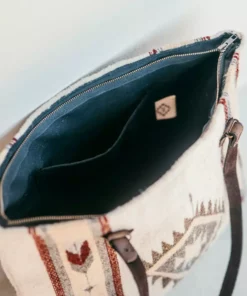 MZ Fair Trade Snowflake Wool Tote Bag