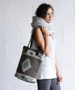 MZ Fair Trade Starlight Wool Bucket Tote Bag