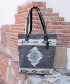 MZ Fair Trade Starlight Wool Bucket Tote Bag