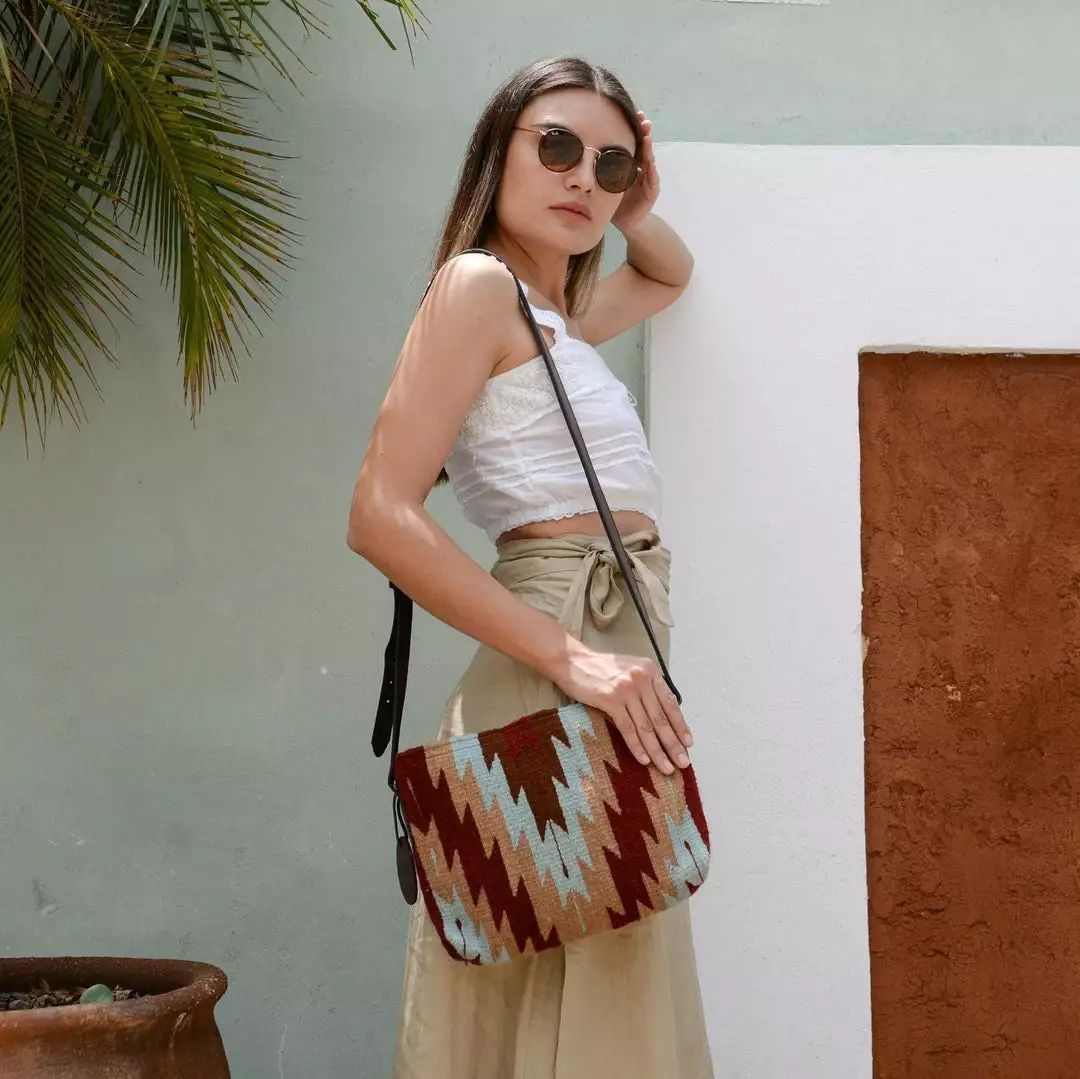 MZ Fair Trade Accessories Sunrise Wool Crossbody Bag 2 MZ Fair Trade Accessories Sunrise Wool Crossbody Bag