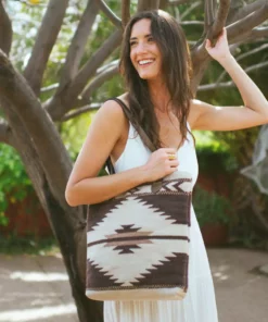 MZ Fair Trade Tierra Wool Bucket Tote Bag Accessories