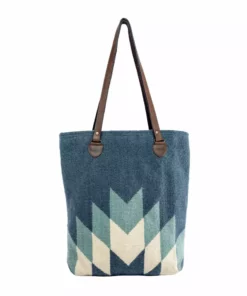 MZ Fair Trade Accessories Waterfall Wool Bucket Tote Bag