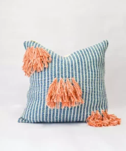 Zuahaza Naidi Throw Pillow Cover With Tassels