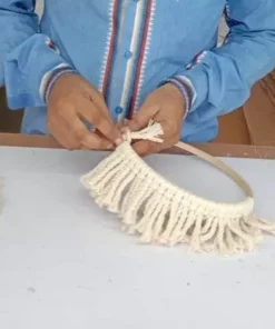 Casa Amarosa Natural Fringe Wall Mirror Home Goods