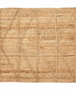 Casa Amarosa Home Goods Natural Triangle Jute Rug