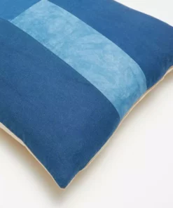 Anchal Home Goods Naturally Dyed Colorblock Throw Pillow