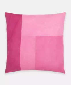 Anchal Home Goods Naturally Dyed Colorblock Throw Pillow
