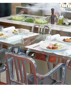 Emeco Furniture Navy Recycled Barstool With Arms