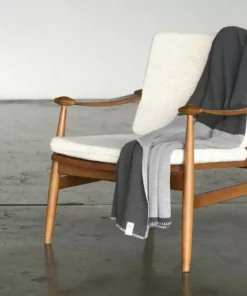 Newly Goods Home Goods Gray Divide Recycled Throw Blanket