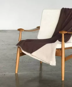 Newly Goods Handcrafted Roja Whipstitch Recycled Throw Blanket