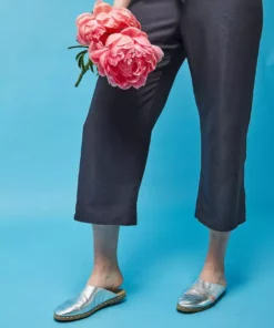 Nida Lu Handmade Shoes Women's Antalya Mule - Silver