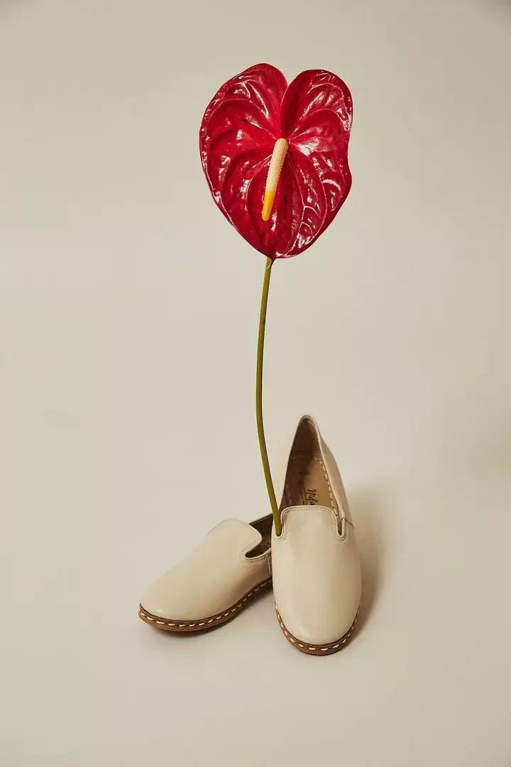 Nida Lu Handmade Men's Deniz Loafer - Bone 3 Nida Lu Handmade Men's Deniz Loafer - Bone