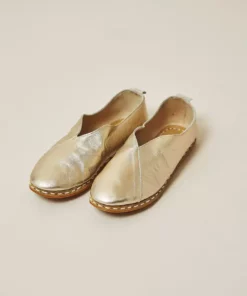 Nida Lu Handmade Shoes Women's Lu Loafer - Gold