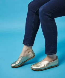 Nida Lu Handmade Shoes Women's Lu Loafer - Gold