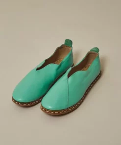 Nida Lu Handmade Shoes Women's Lu Loafer - Turquoise