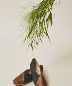 Nida Lu Handmade Women's Lu Loafer - Onyx + Cedar 7 Nida Lu Handmade Women's Lu Loafer - Onyx + Cedar