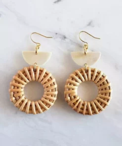 Hathorway Ninh Binh Crescent Horn Earrings