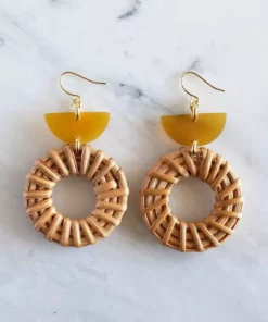 Hathorway Ninh Binh Crescent Horn Earrings