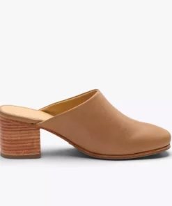 Nisolo Shoes All-Day Heeled Mule - Almond