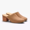 Nisolo Shoes All-Day Heeled Mule - Almond