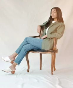 Nisolo All-Day Heeled Mule - Bone