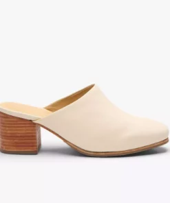 Nisolo All-Day Heeled Mule - Bone