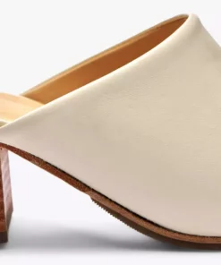 Nisolo All-Day Heeled Mule - Bone
