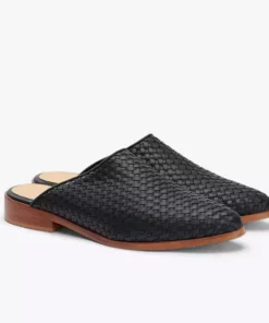 Nisolo Special Occasion Ama Woven Mule - Black