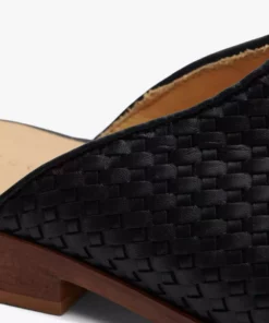 Nisolo Special Occasion Ama Woven Mule - Black