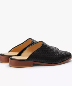 Nisolo Special Occasion Ama Woven Mule - Black