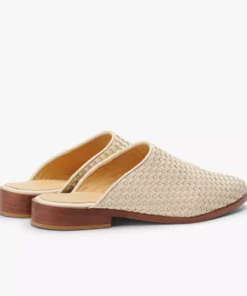 Nisolo Ama Woven Mule - Bone