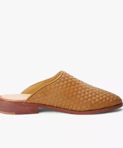 Nisolo Shoes Ama Woven Mule - Almond