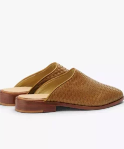 Nisolo Shoes Ama Woven Mule - Almond