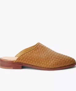 Nisolo Shoes Ama Woven Mule - Almond