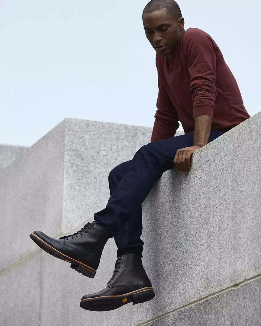 Nisolo Men's Andres All Weather Boot - Black 5 Nisolo Men's Andres All Weather Boot - Black