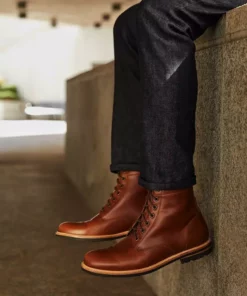 Nisolo Men's Andres All Weather Boot - Brandy