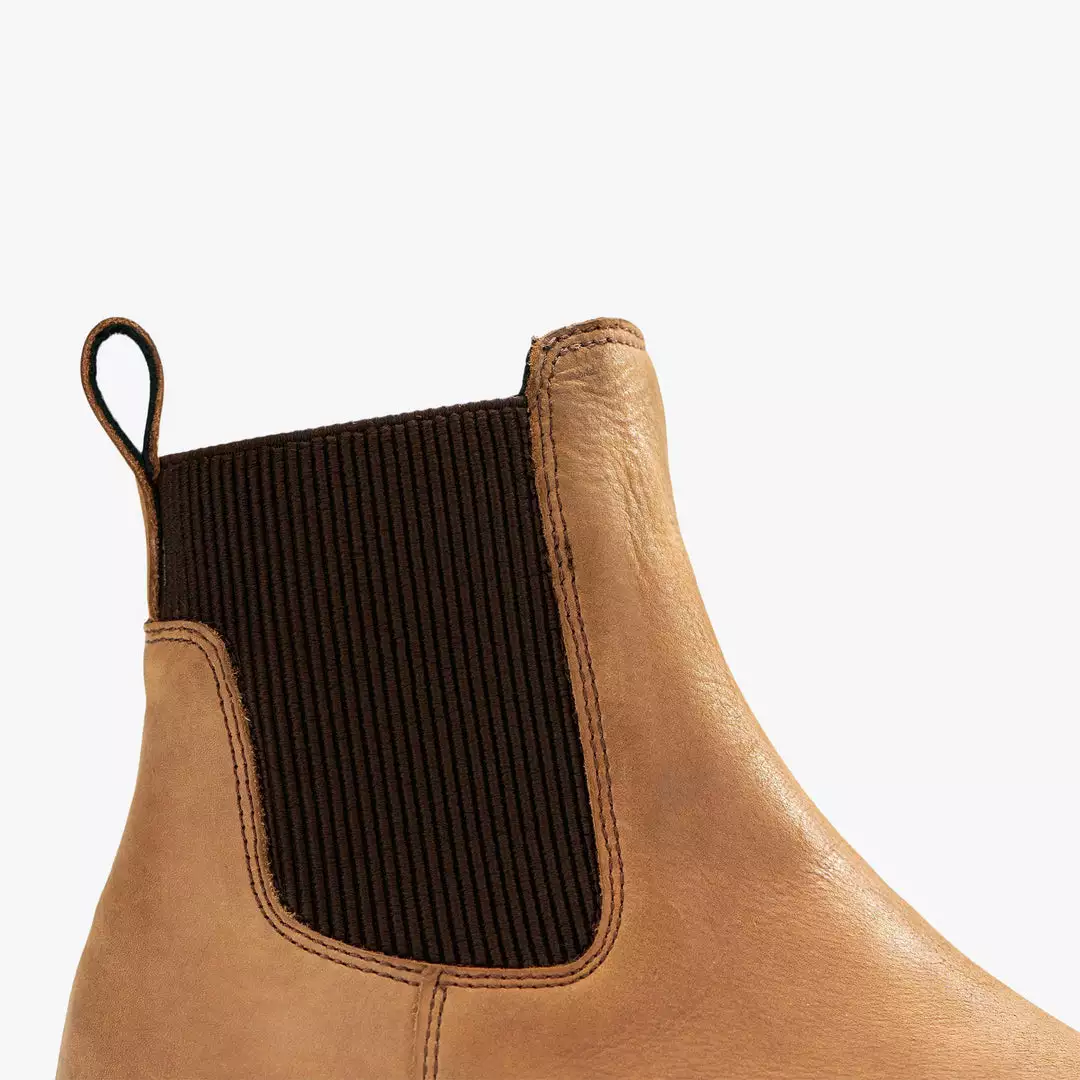 Nisolo Carmen Chelsea Boot - Almond Shoes 8 Nisolo Carmen Chelsea Boot - Almond Shoes