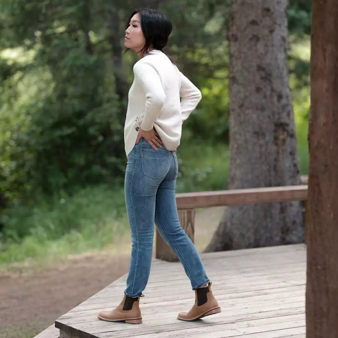 Nisolo Carmen Chelsea Boot - Almond Shoes 6 Nisolo Carmen Chelsea Boot - Almond Shoes