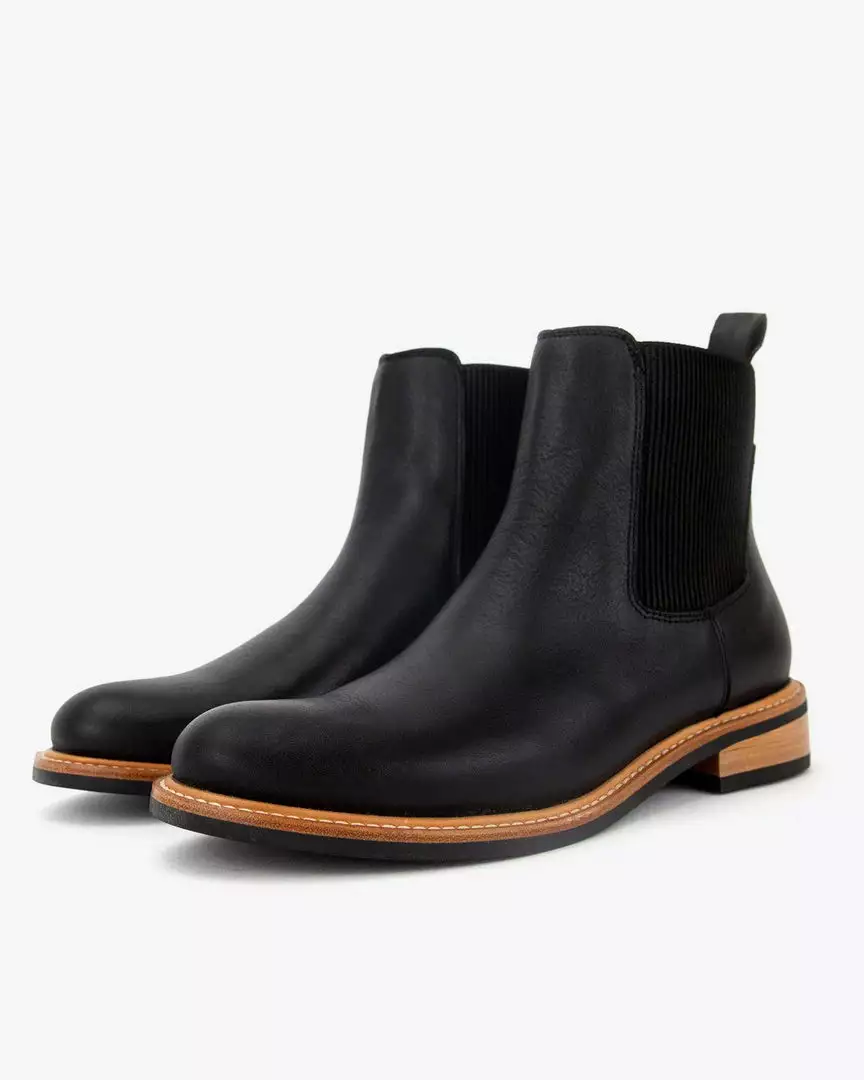 Nisolo Carmen Chelsea Boot - Black Shoes 8 Nisolo Carmen Chelsea Boot - Black Shoes
