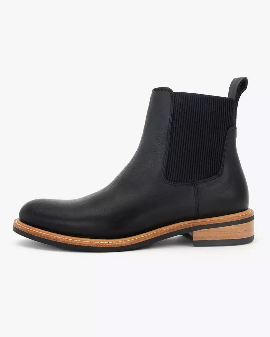 Nisolo Carmen Chelsea Boot - Black Shoes 5 Nisolo Carmen Chelsea Boot - Black Shoes