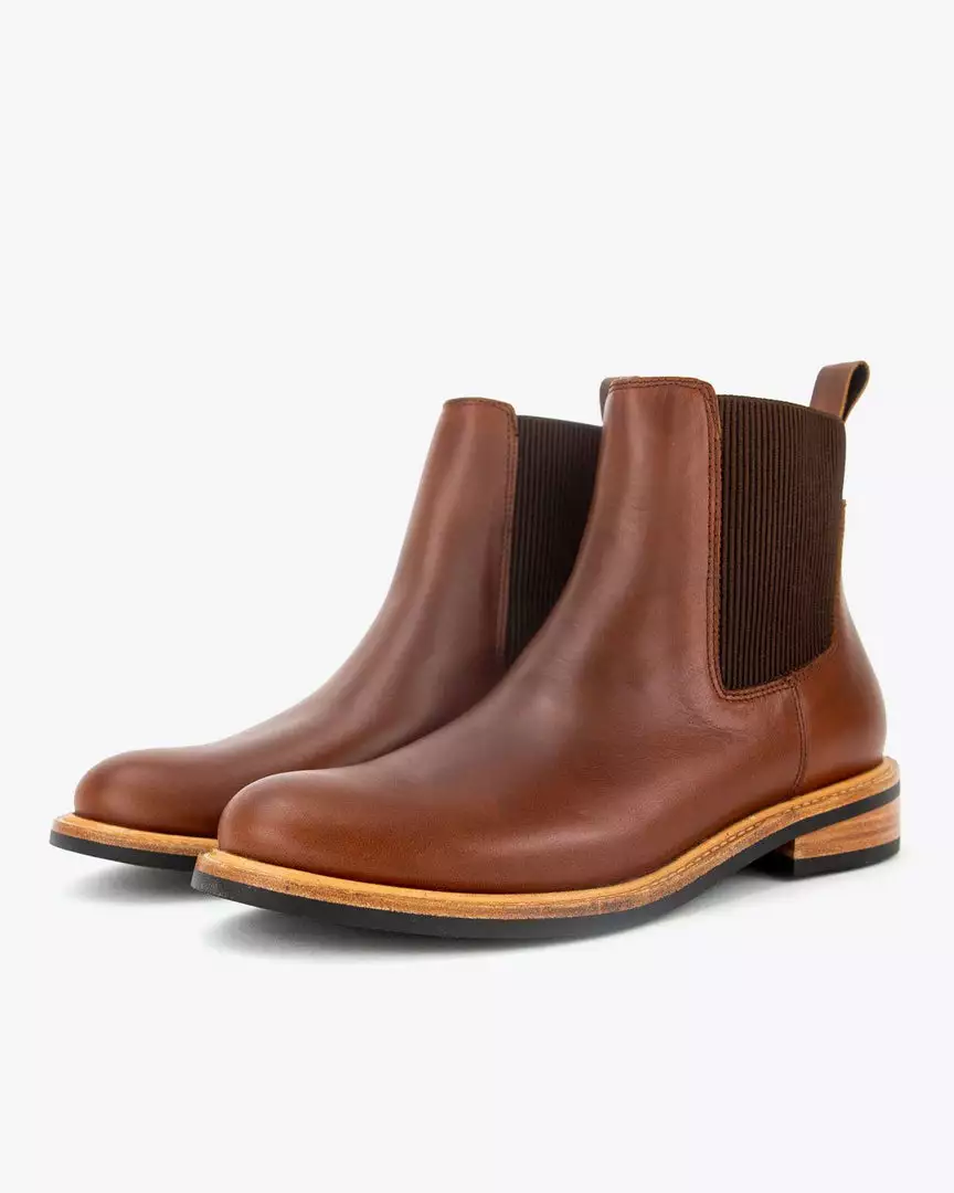 Nisolo Carmen Chelsea Boot - Brandy 9 Nisolo Carmen Chelsea Boot - Brandy