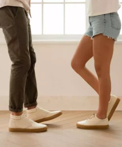 Nisolo Men's Cortez Mid Top Sneaker - Bone + Gum 13 Nisolo Men's Cortez Mid Top Sneaker - Bone + Gum