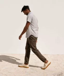 Nisolo Men's Diego Low Top Sneaker - Bone + Gum 12 Nisolo Men's Diego Low Top Sneaker - Bone + Gum