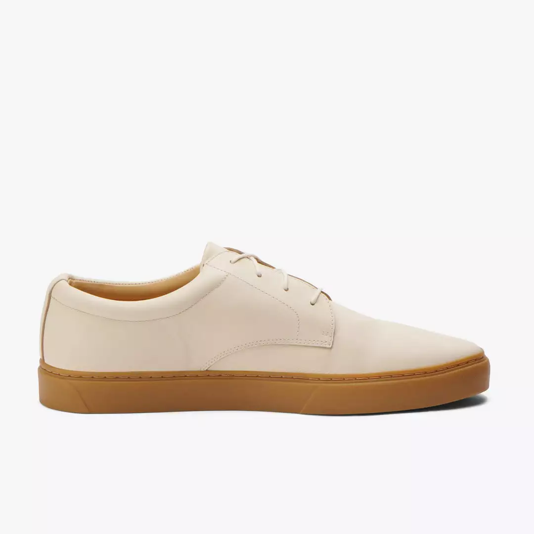 Nisolo Men's Diego Low Top Sneaker - Bone + Gum 8 Nisolo Men's Diego Low Top Sneaker - Bone + Gum