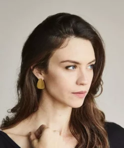 Nisolo Best Sellers Upcycled Brass Drop Earrings